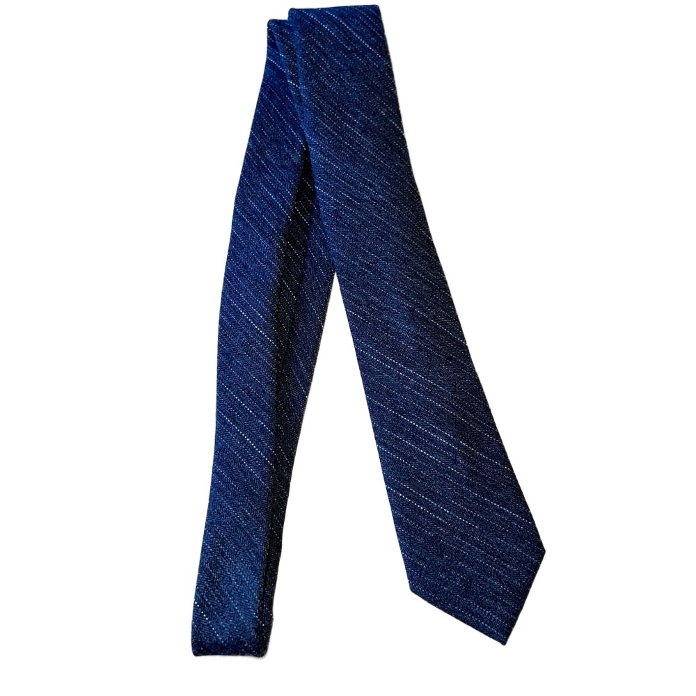 Rooster Mens Black Textured Skinny Slim Classic Formal Necktie